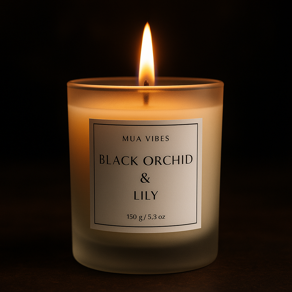 Black Orchid & Lily - Vela Clásica