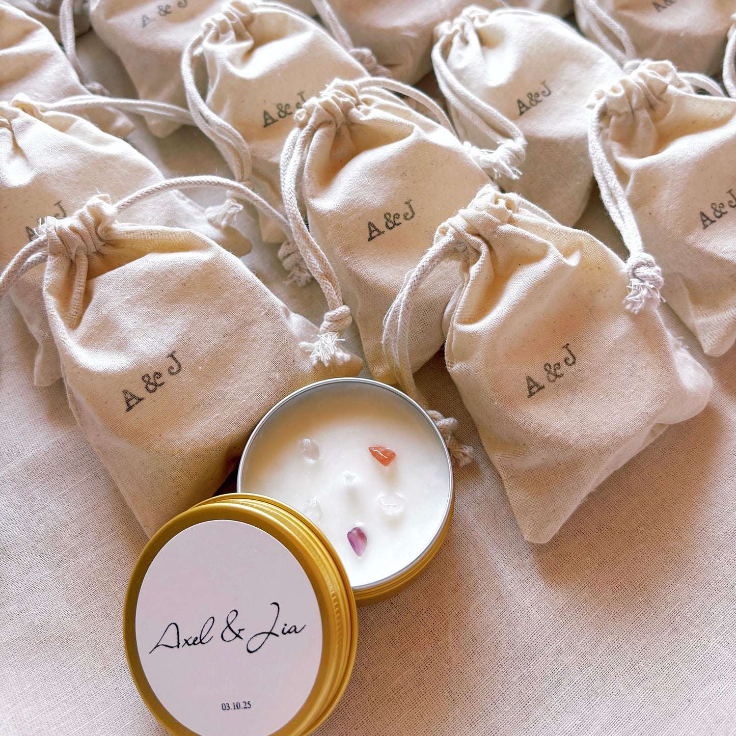 Velas Personalizadas para Bodas - Wedding Gift
