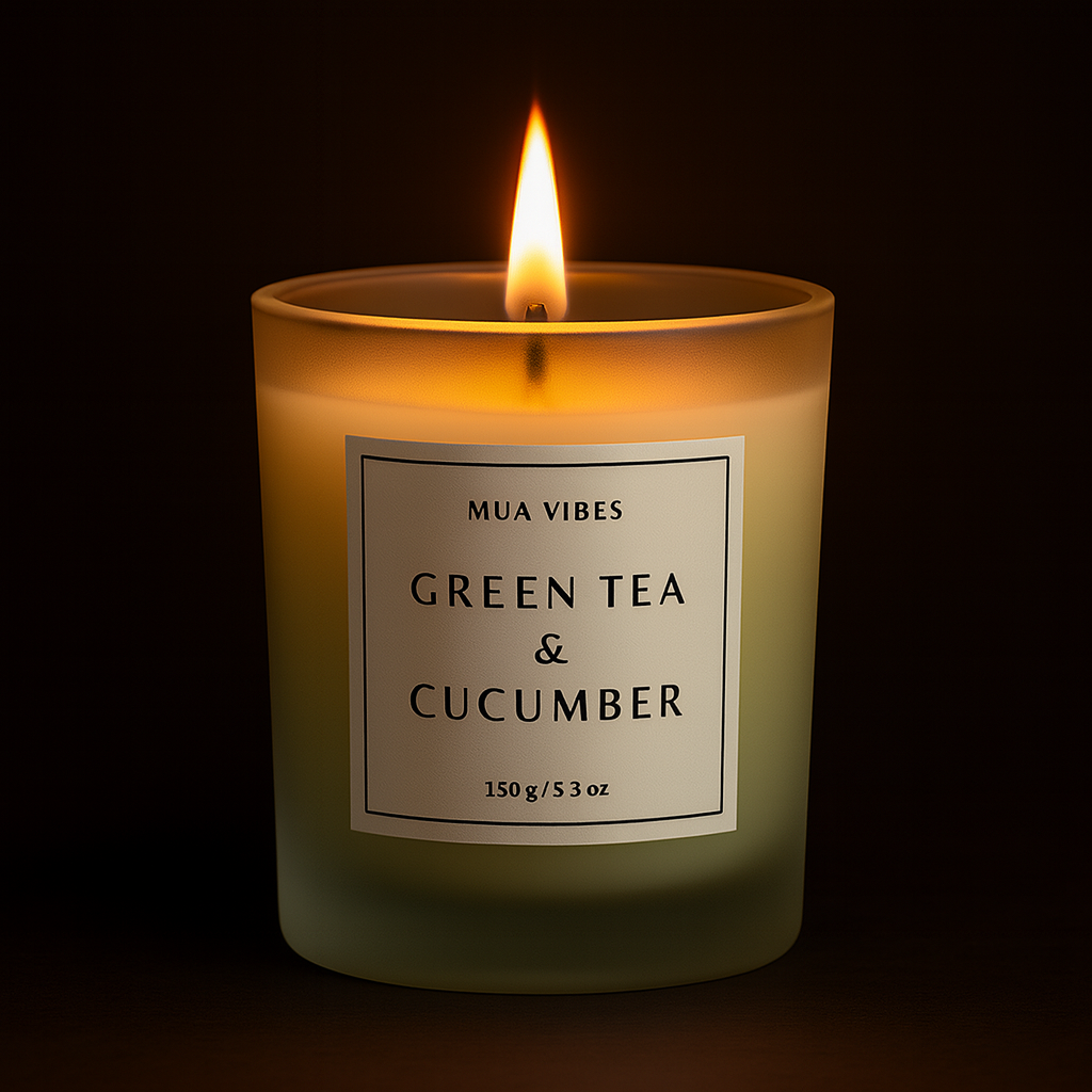 Green Tea & Cucumber - Vela Clásica