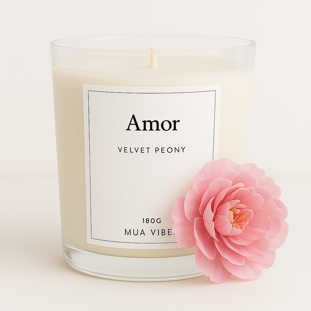 Amor - Velvet Peony - Classic Candle
