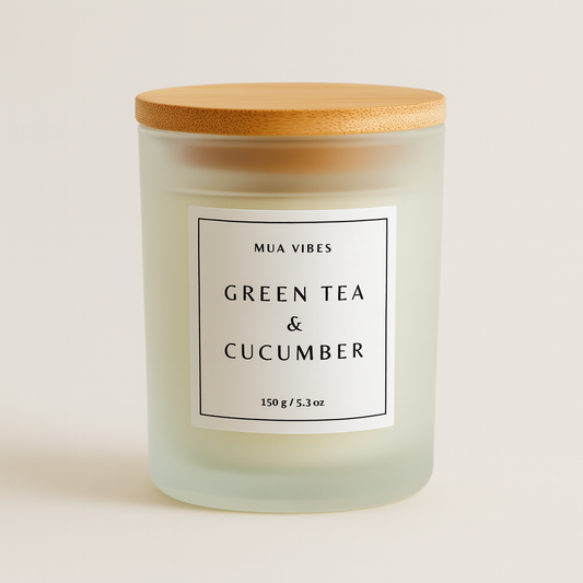 Green Tea & Cucumber - Vela Clásica