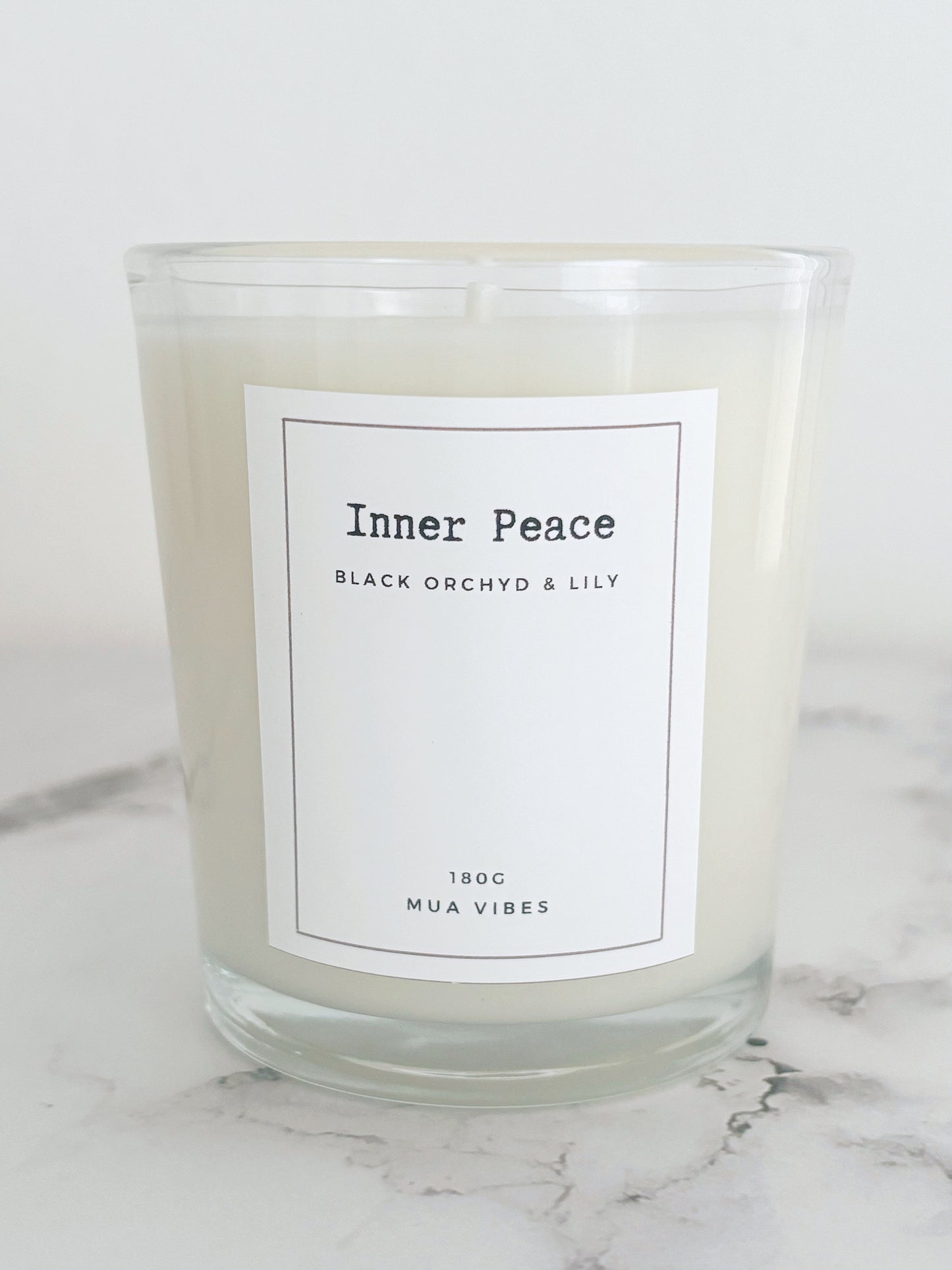 Inner peace - Black Orchyd & Lily  - Classic Candle