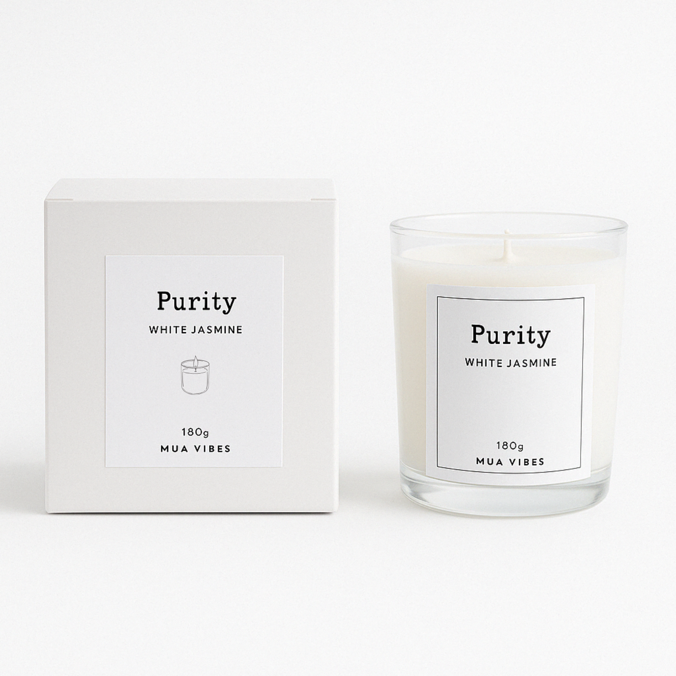 Purity - White Jasmine - Classic Candle