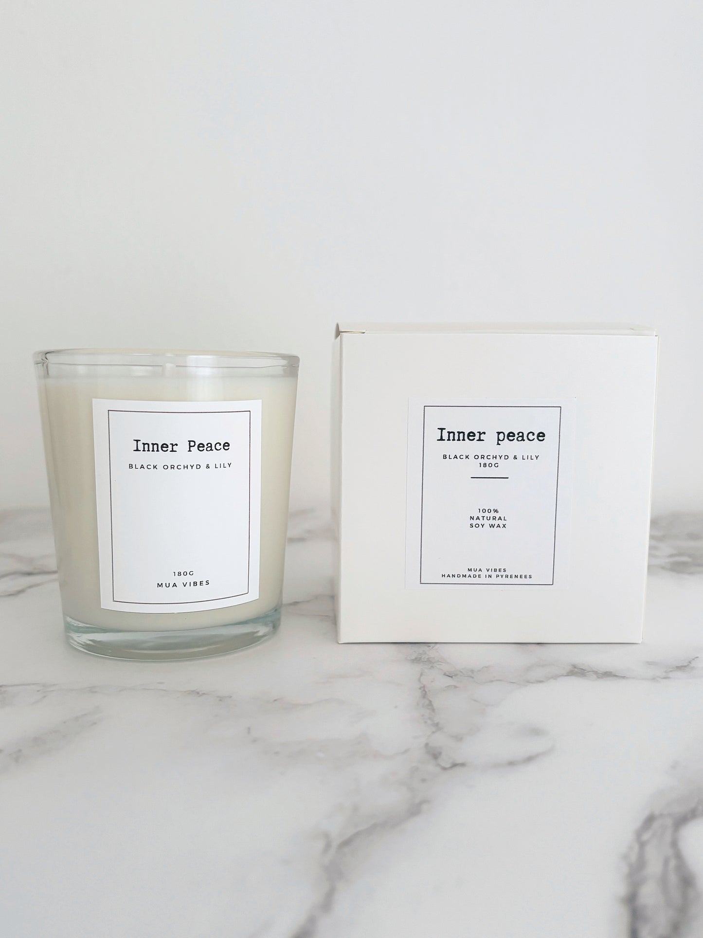 Inner peace - Black Orchyd & Lily  - Classic Candle