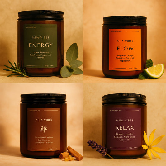 Pack Aromaterapia – Flow, Zen, Relax, Energy