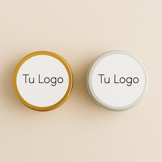 Velas Personalizadas con Tu Logo 50g  - Custom candles with your Logo 50g